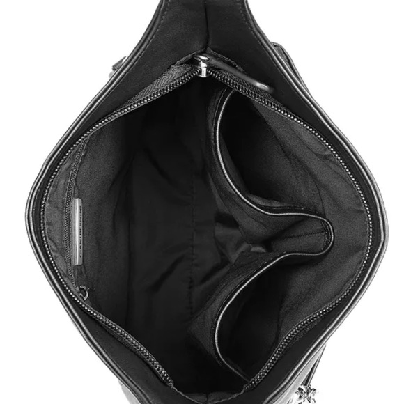 NEW GIANNI BERNINI BLACK SOFT LEATHER NAPPA XB CROSSBODY - Picture 6 of 7